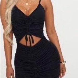 Little black dress with cut out